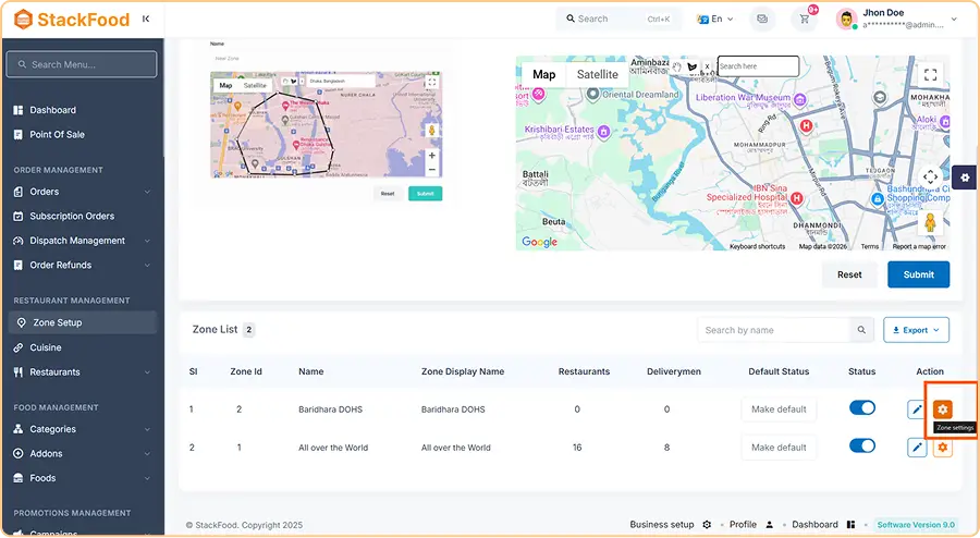 Stackfood V9.0: Earnings Reports, Biometric Login & More